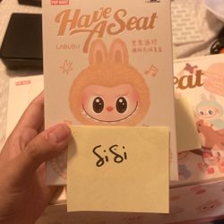 SiSi Have a Seat Labubu