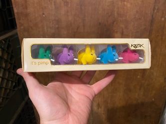 Frank Kozik Platinum Pimp Disco Godfather Smorkin Labbit Kid Robot 5 piece set