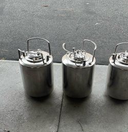 3- 2 1/2 gallon Cornelius kegs