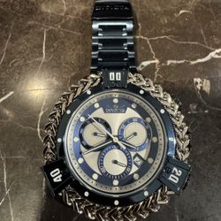 Amazing Invicta Bolt Chronograph New Battery Dark Navy Blue