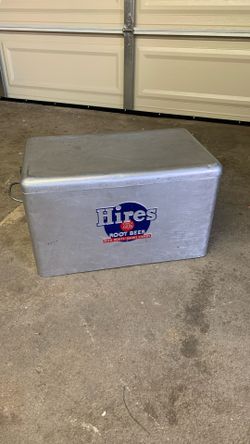 Hires RootBeer Aluminum Vintage Ice Chest