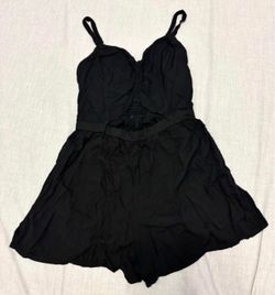 Hollister Black Spaghetti Strap Romper