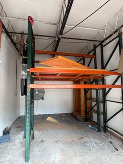 Two large storage rack industrial