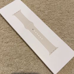 Authentic Apple Watch Band, Starlight, Sport Band, M/L