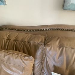 Soft Beige Leather sofa