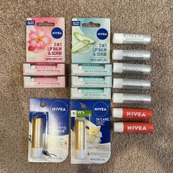 Nivea lip balm: any 3 for $5