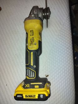 DeWalt grinder + brand new battery