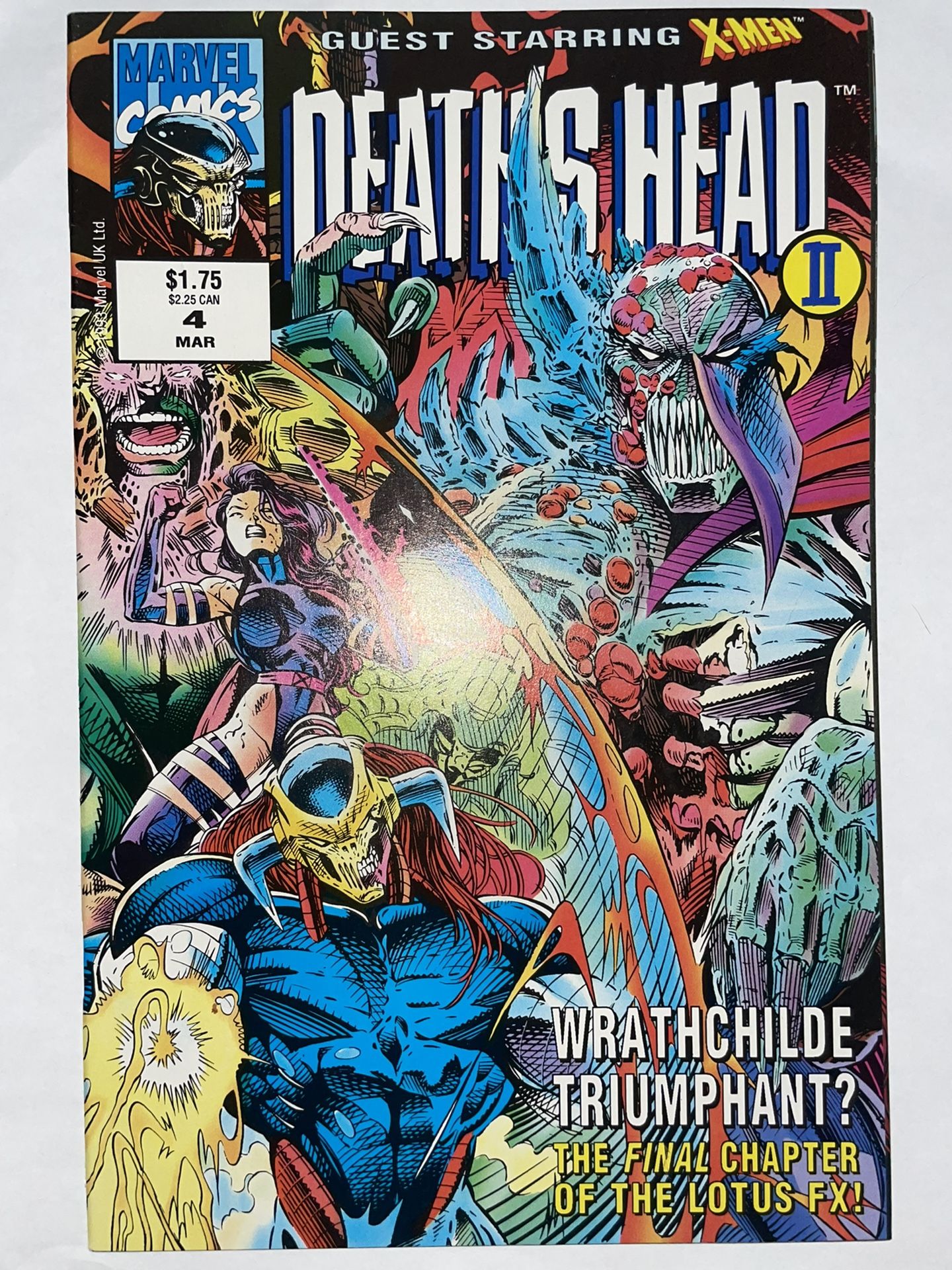 Vintage Deaths Head Marvel Comic