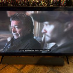 Vizio 55 In Tv With A Vizio Sound Bar