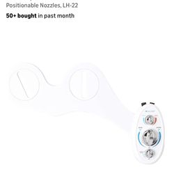 Brondell Bidet Left Hand Bidet Attachment