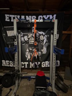 Power Rack Squat Cage with Pull-Up Bar