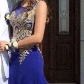 Prom / Celebration Dress -  Royal Blue - Size S