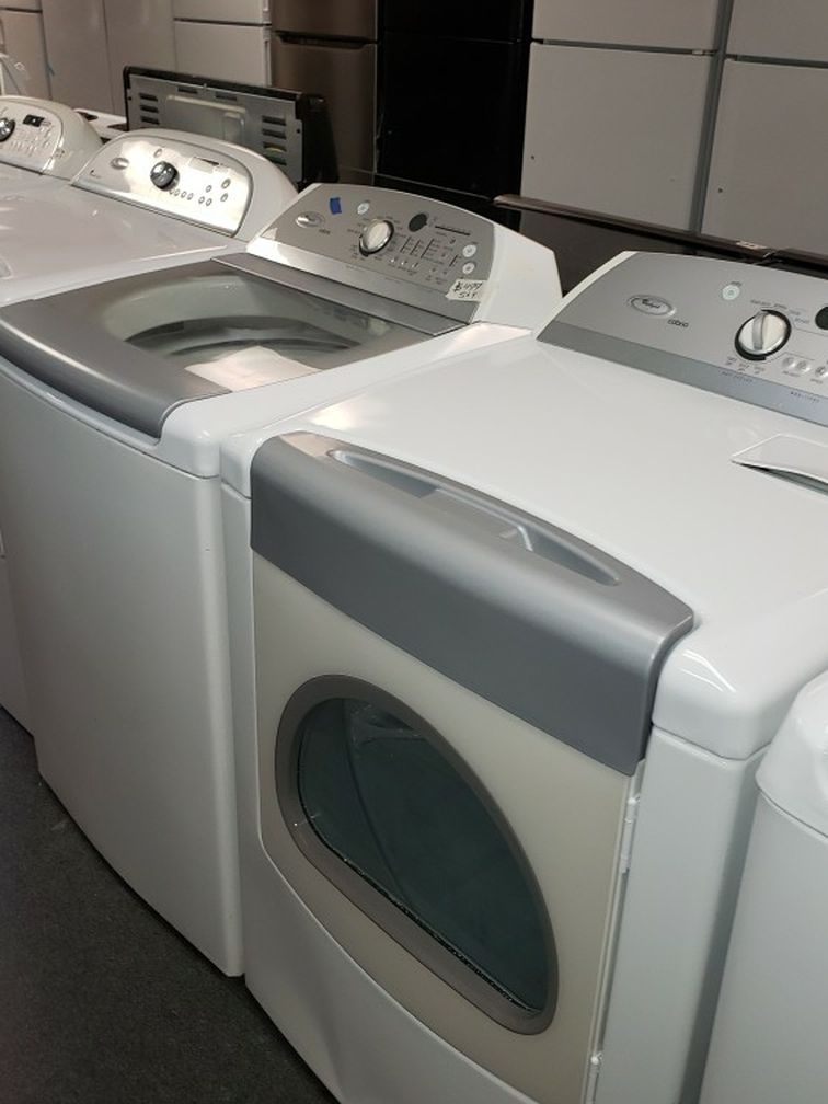 Whirlpool Electric Top Load Set Washer And Dryer In Great Condition