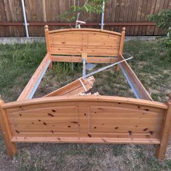 Queen Wooden Bed Frame