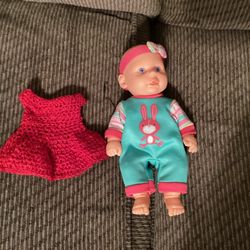 Small Doll with Clothes 