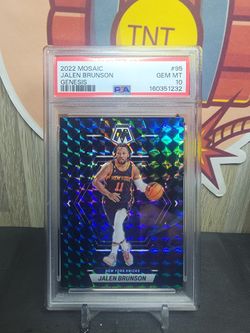 2022 Mosaic Jalen Brunson # 95 Genesis PSA 10