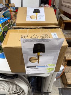 2 Modern Wall Sconces, both brand new in the boxes, MSRP is $$62.99 a piece
