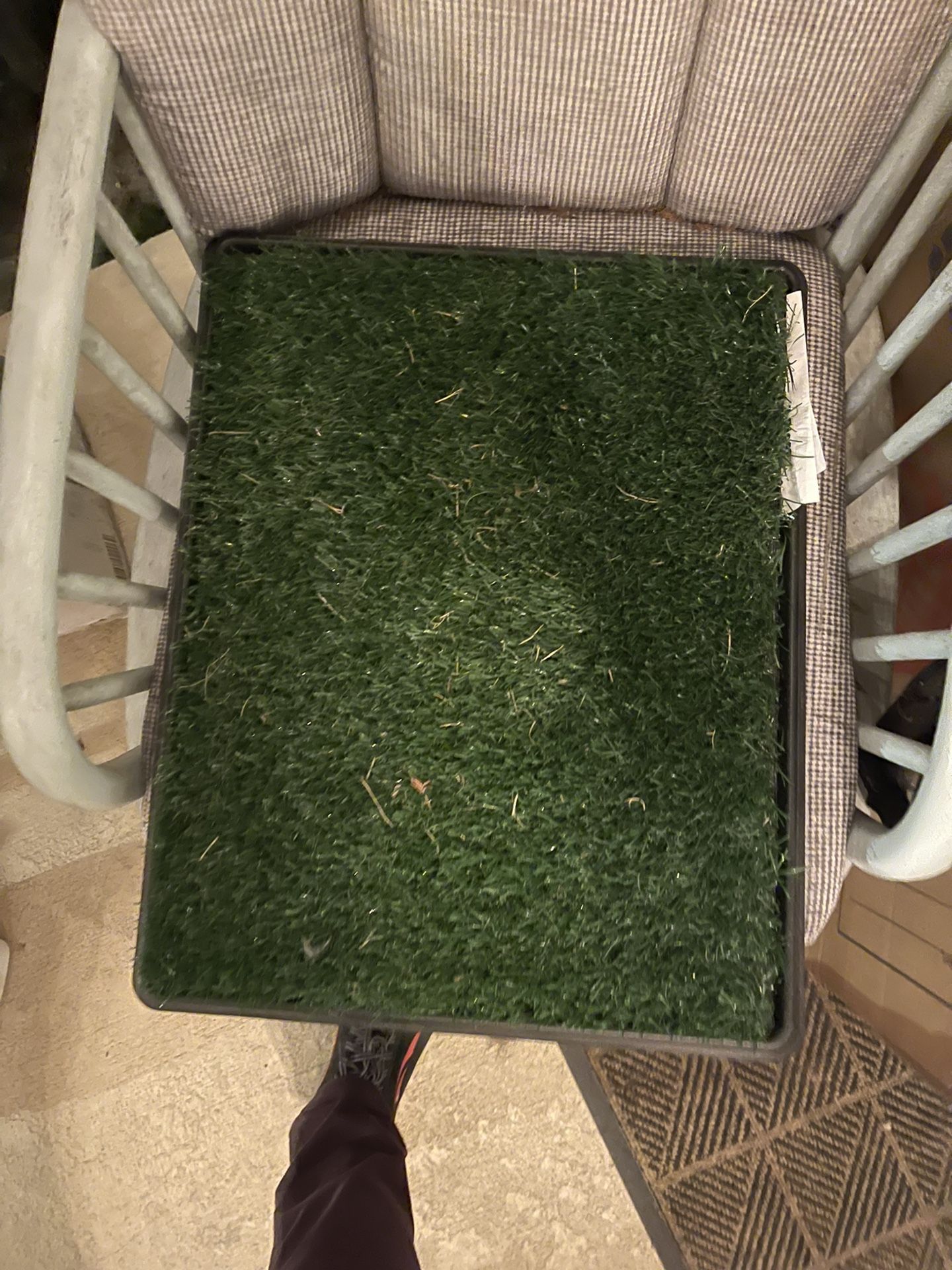 Dog Cat Pet Pee Pad With Fake Grass