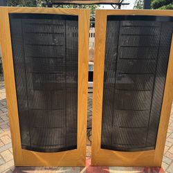 Martin Logan CLS Electrostatic Stereo Loudspeakers In Oak