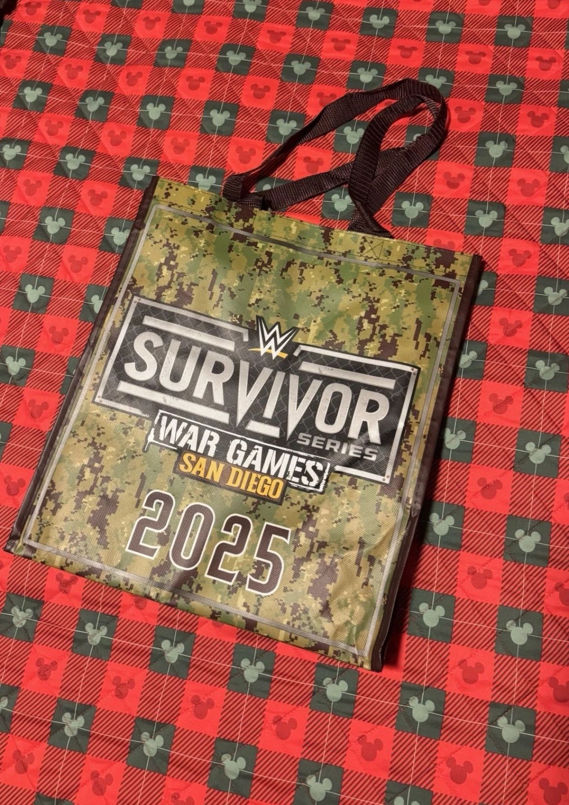 WWE Survivor Series War Games Tote Bag 2025 John Cena Final PLE NEW