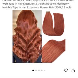 Human Hair Tape In Extensions 