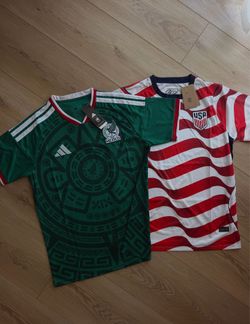Mexico and USA soccer jerseys 🇲🇽 🇺🇸