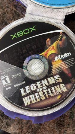 Legends of Wrestling Xbox Game Disc