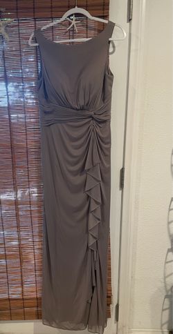 Azazie dress, taupe,size 8