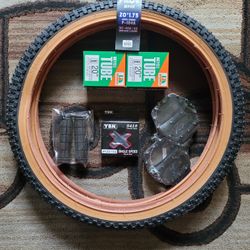 NEW Bicycle Bmx Parts Bundle 20" Black Classic