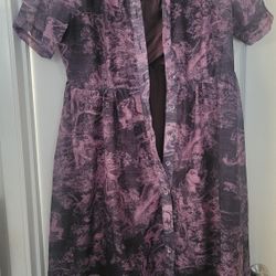 Style Zimmerman- Purple/Black Knee Long Dress Size M/L