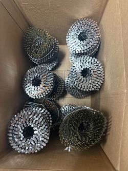 20 Roofing nail coils, 2-1/2” (120 nails/coil)
