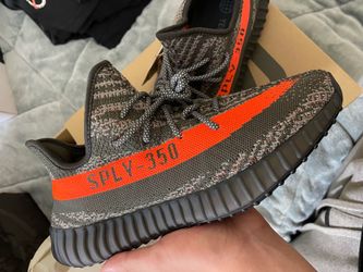 Size 10 - Adidas Yeezy Boost 350 V2 Carbon Beluga / HQ7045 New in Box