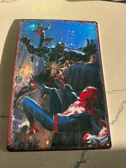 Spider-Man vs Venom Metal Tin Wall Sign
