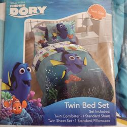 Finding Dory Nemo Twin Sheet Set Crib Set