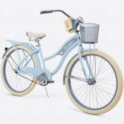 Huffy Nel Lusso Cruiser Bike With Basket 26”