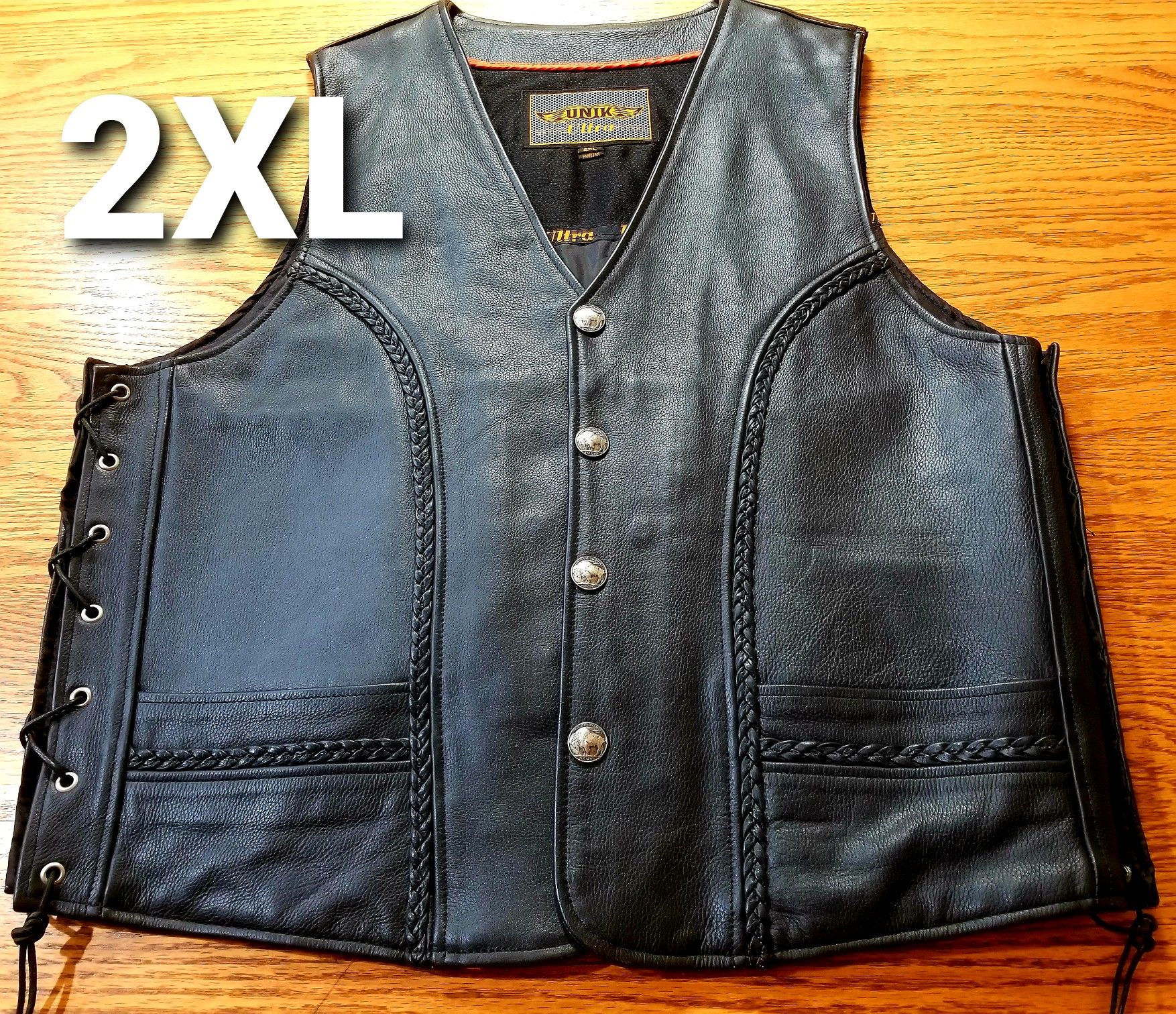 UNIX Ultra "NEW" Leather MC Vest