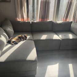 Macys Couch Sectional Grey