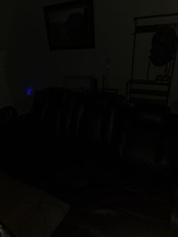 Black Leather recliner