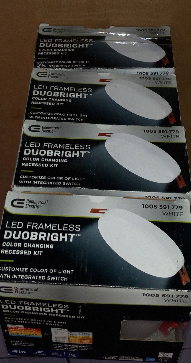 CE LOT OF 4 4in LED Frameless Duobright 1005 591 779,All Products : American Fashion Style Bags On Sale