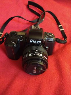 Nikon n6006 with AF nikkor.35-70 mm.