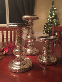 Pottery Barn Candle Holders