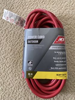  2 ACE 25ft EXTENSION CORDS (2)  