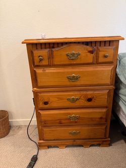 Wood Chest of Drawers