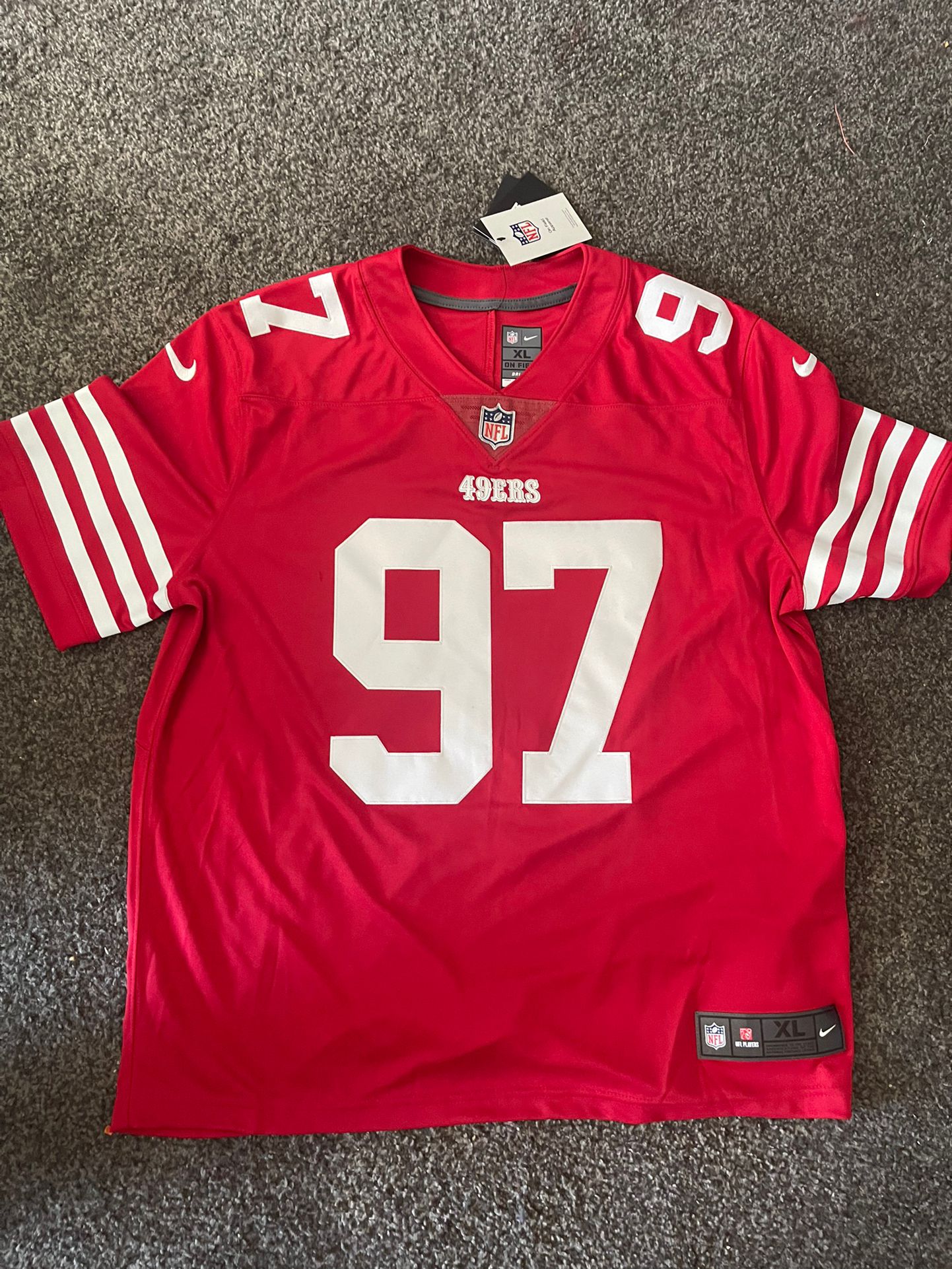 49ers Forty Niners Jersey Stitched Bosa 97 Nike XL