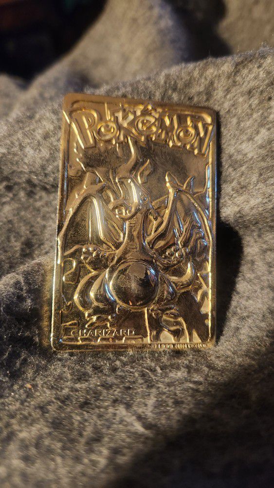 Gold Plated BK Charizard 