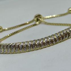 Gold 925 Silver Bracelet 