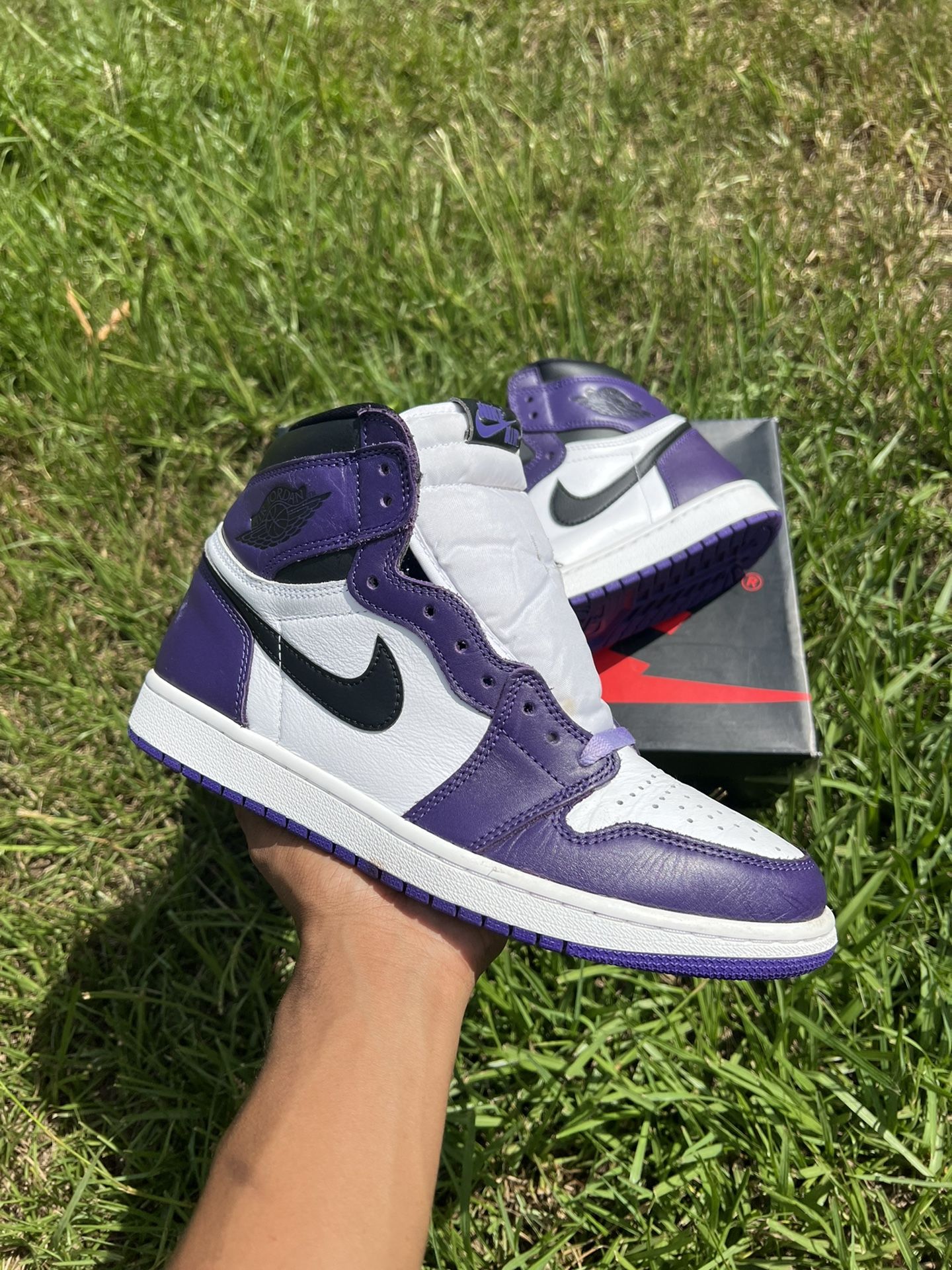 Jordan 1 Court Purple