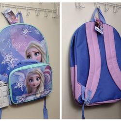 Disney Frozen Backpack 1 Lunch Box New 