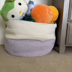 Purple Toy Basket 