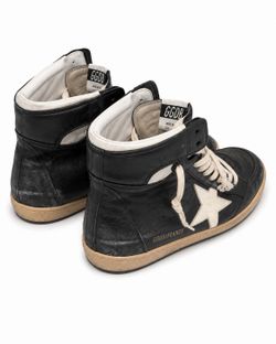 Golden Goose Francy High Top Sneakers – Black/White retail is over $600– Made in Italy 10.5 MENS (worn a few times)  $180 WILL SELL FAST  purchased at